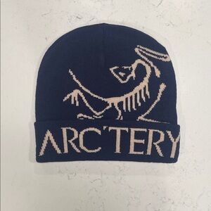 Arc'teryx Dark Blue Beanie with Logo